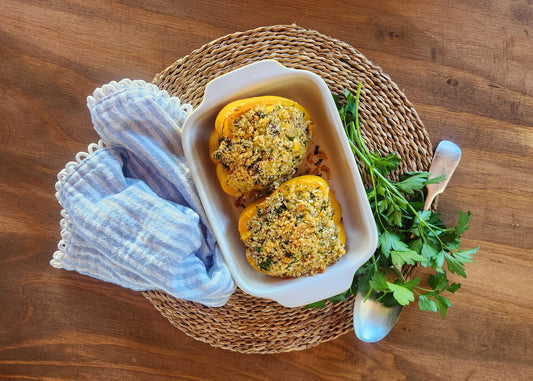 Spicy Stuffed Baked Pepper